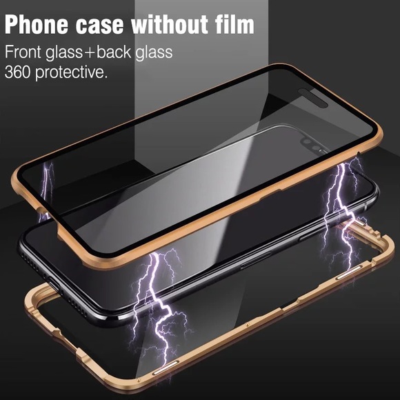 For iPhone 13 12 11 Pro Max X XS XR 7/8 Plus SE2020 Magnetic Phone Case Cover - Picture 3 of 11